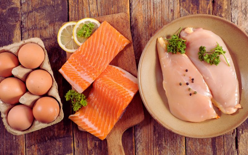 Hús, hal és tojás szénhidrátszegény étrendhez